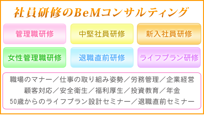 社員研修のBeMコンサルティング